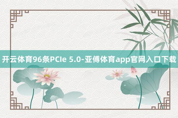 开云体育96条PCIe 5.0-亚傅体育app官网入口下载