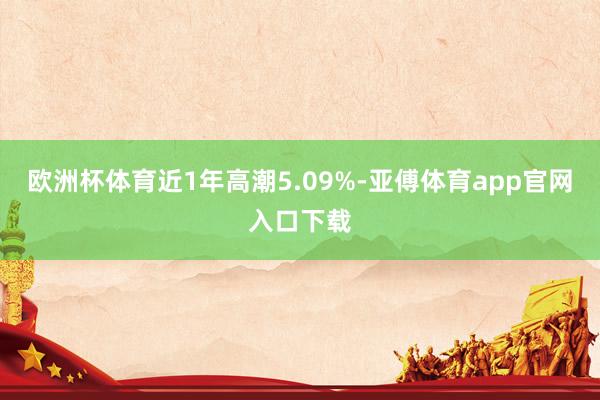 欧洲杯体育近1年高潮5.09%-亚傅体育app官网入口下载